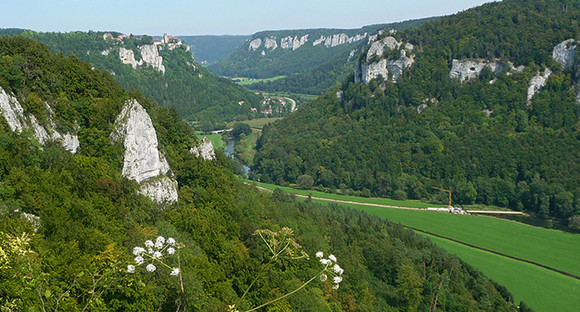 Naturpark Obere Donau: Blick vom Eichfelsen