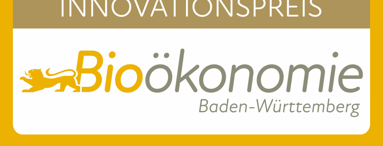 Logo des Innovationspreises  Bioökonomie Baden-Württemberg