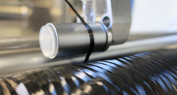 Carbonfasern werden aufgewickelt