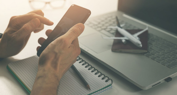 Urlaubsbuchung im Internet