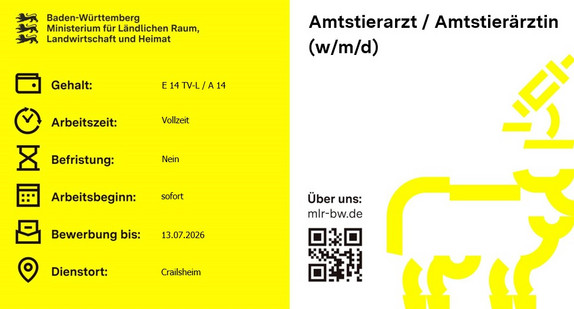 Teaserbild Amtstierarzt / Amtstierärztin (w/m/d)