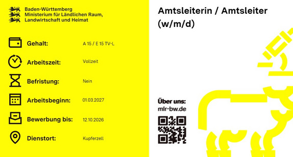 Teaserbild Stellenausschreibung Amtsleiterin / Amtsleiter (w/m/d) beim Landratsamt Hohenlohekreis 
