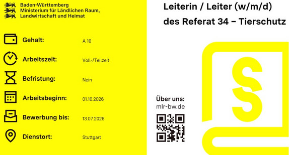 Teaserbild Leitung Referat 34 beim Ministerium für Ländlichen Raum, Landwirtschaft und Heimat 