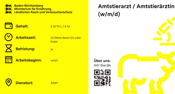 Teaserbild Amtstierärztin / Amtstierarzt (w/m/d) Landratsamt Ostalbkreis