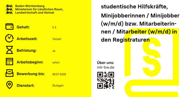 Teaserbild studentische Hilfskräfte,  Minijobberinnen / Minijobber (w/m/d) bzw. Mitarbeiterinnen / Mitarbeiter (w/m/d) in den Registraturen