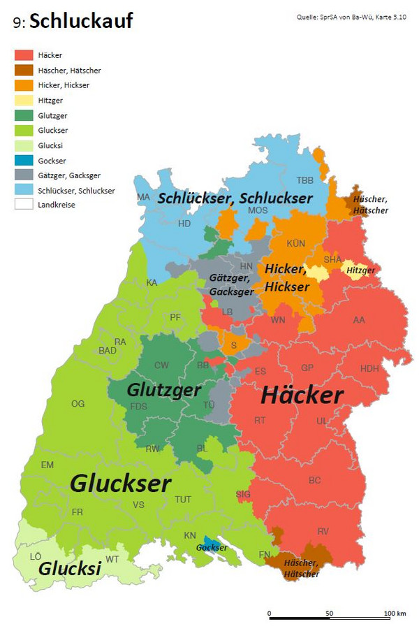 Dialekt: Schluckauf