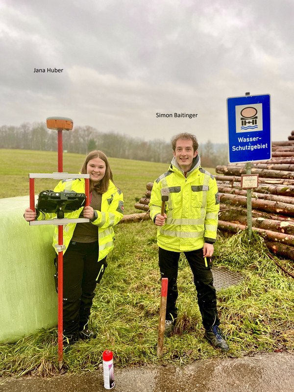 Vermessungstechniker in der Flurneuordnung