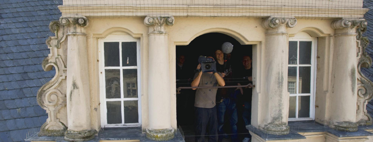 Filmteam beim Dreh in Bad Mergentheim ©TMBW