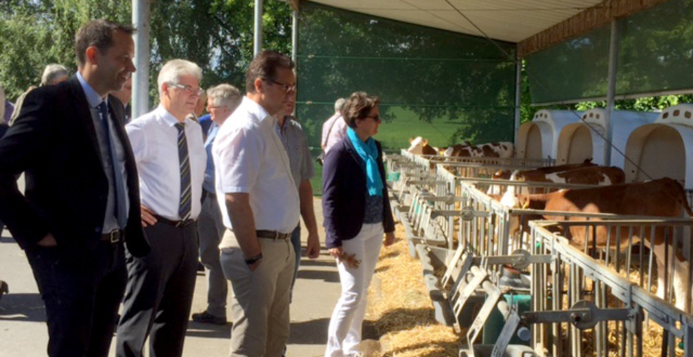 Minister Hauk zu Besuch in der Eselmühle Bad Saulgau