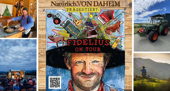 Fidelius Waldvogel auf der VonDaheim-Tour