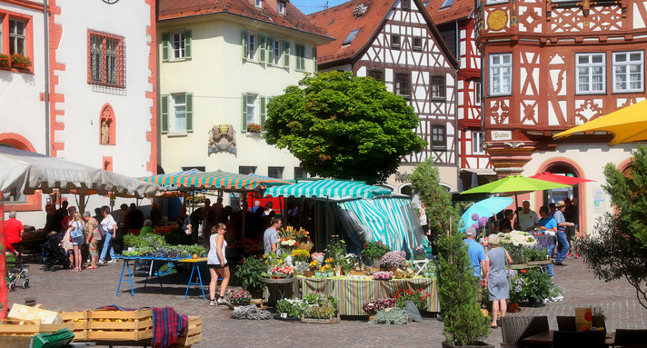 Marktplatz in Mosbach