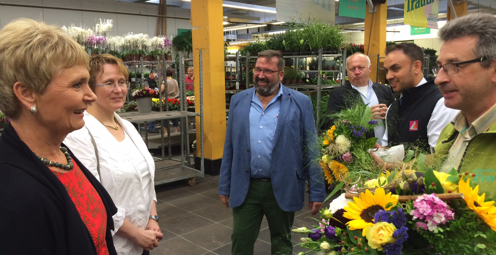 Staatssekretärin Friedlinde Gurr-Hirsch besuchte die Großmarkthalle in Karlsruhe