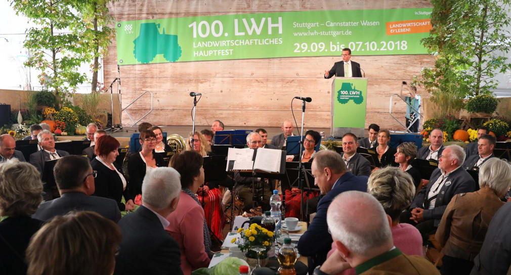 Landwirtschaft Eröffnung des 100. Landwirtschaftlichen Hauptfestes