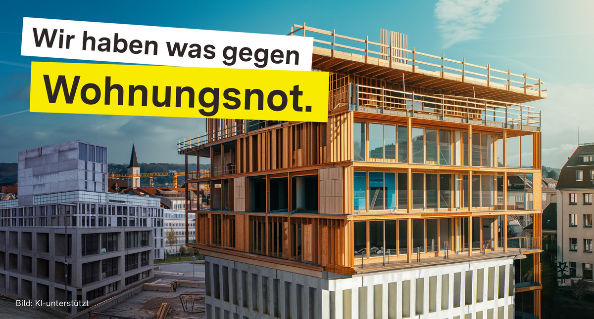 Kampagne *UnserHolz - Wohnungsnot