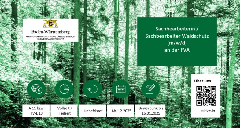  Sachbearbeiterin / Sachbearbeiter Waldschutz (w/m/d)