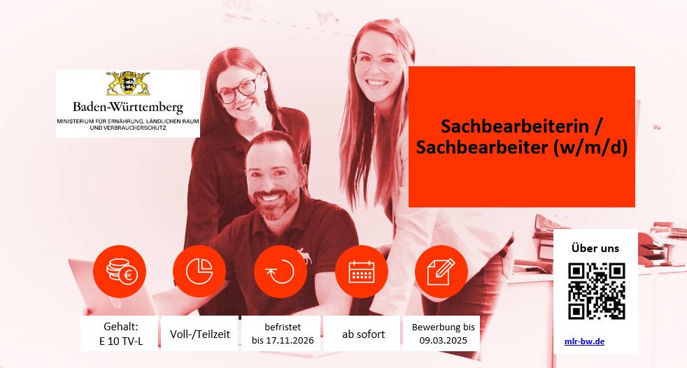  Sachbearbeiterin / Sachbearbeiter (w/m/d)