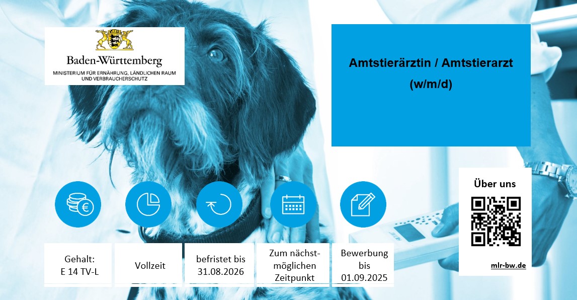  Amtstierärztin / Amtstierarzt (w/m/d)
