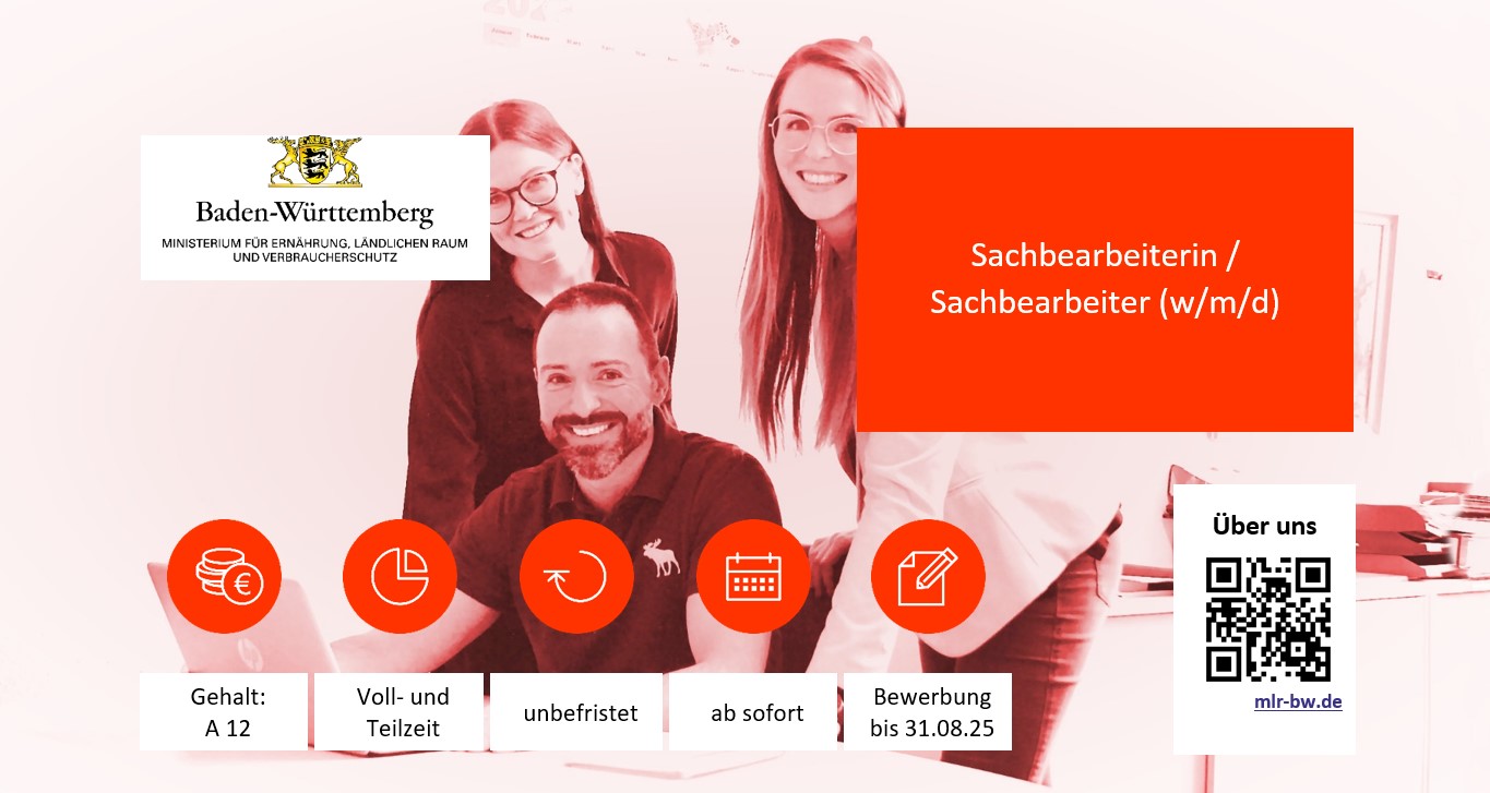  Sachbearbeiterin / Sachbearbeiter (w/m/d)
