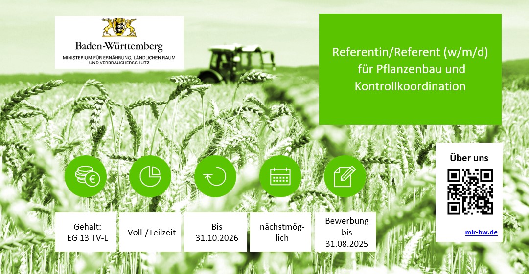  Agraringenieurin / Agraringenieur (w/m/d) (Dipl. Univ. / M. Sc.)