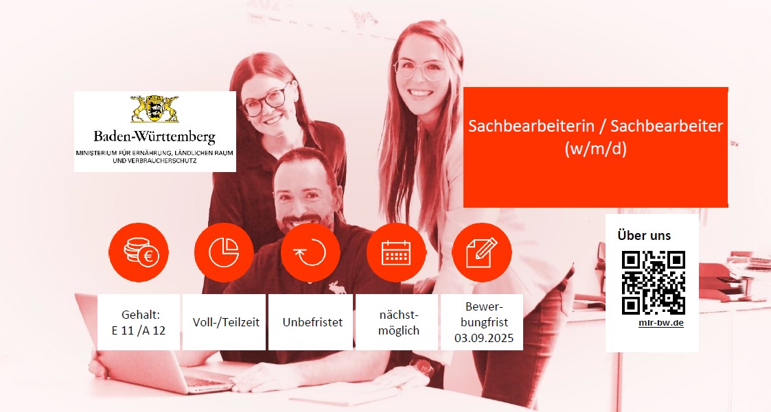  Sachbearbeiterin / Sachbearbeiter (w/m/d)