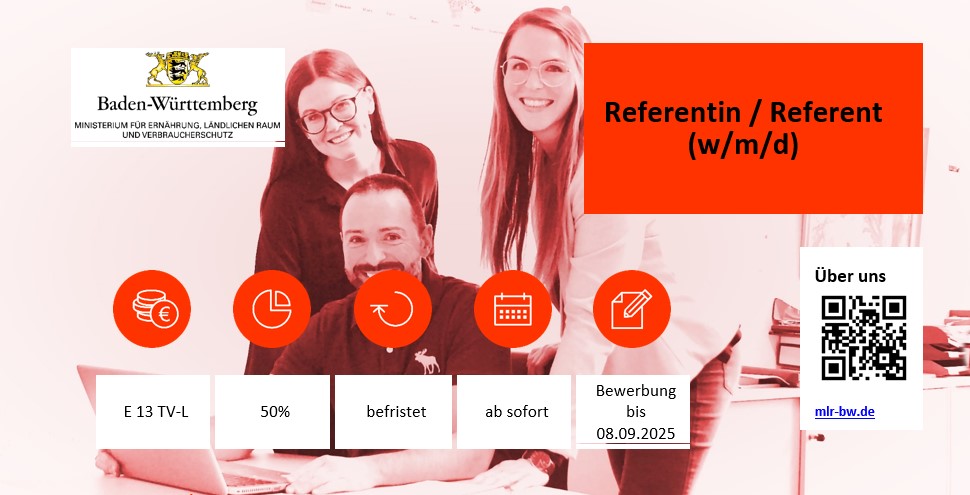  Referentin / Referenten (w/m/d)