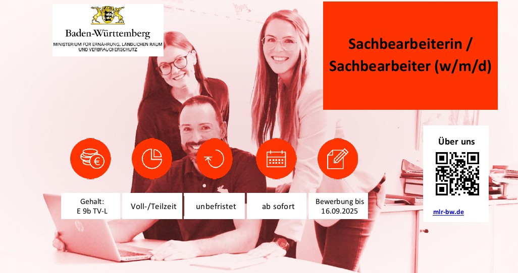  Sachbearbeiterin / Sachbearbeiter (w/m/d)