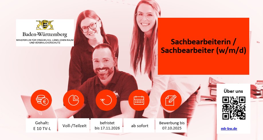 Sachbearbeiterin / Sachbearbeiter (w/m/d)