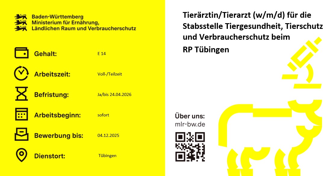 Tierärztin / Tierarzt (w/m/d)