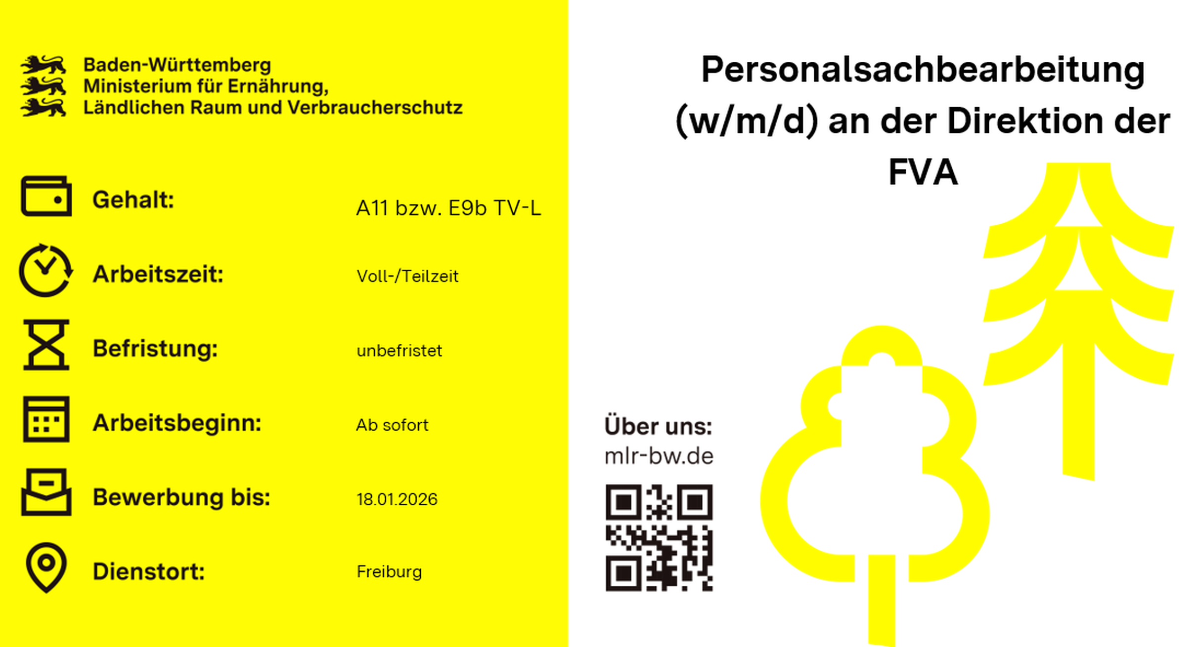  eine / einen Personalsachbearbeiterin / Personalsachbearbeiter (w/m/d)