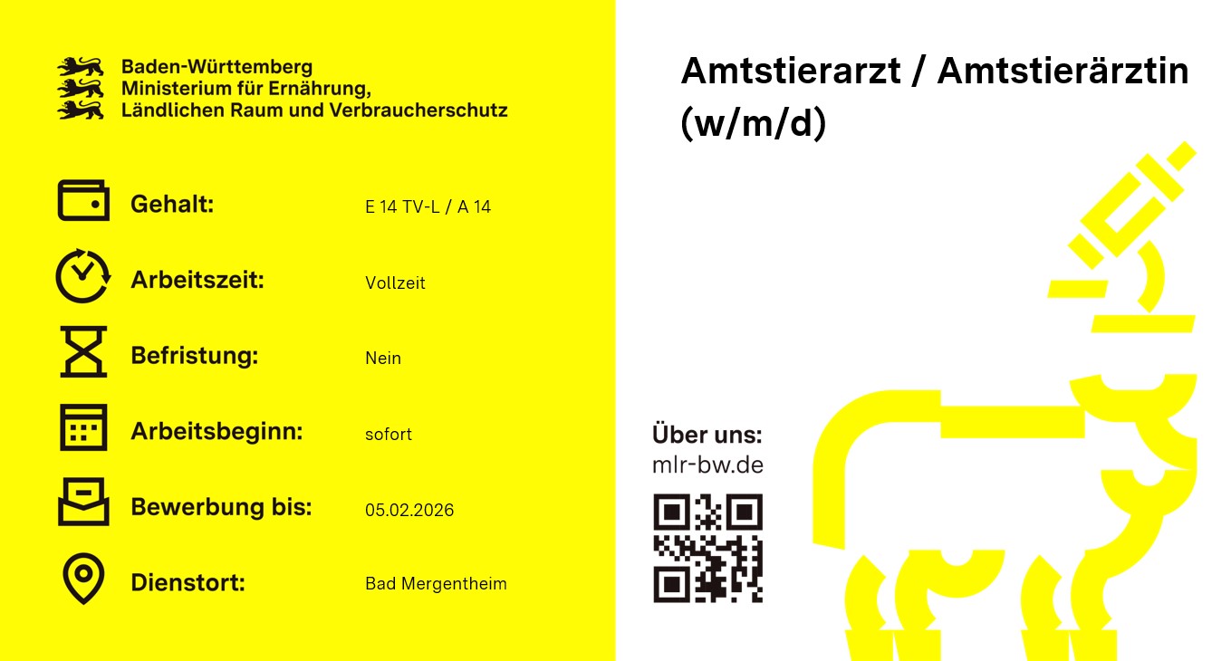 Amtstierärztin / Amtstierarzt (w/m/d)