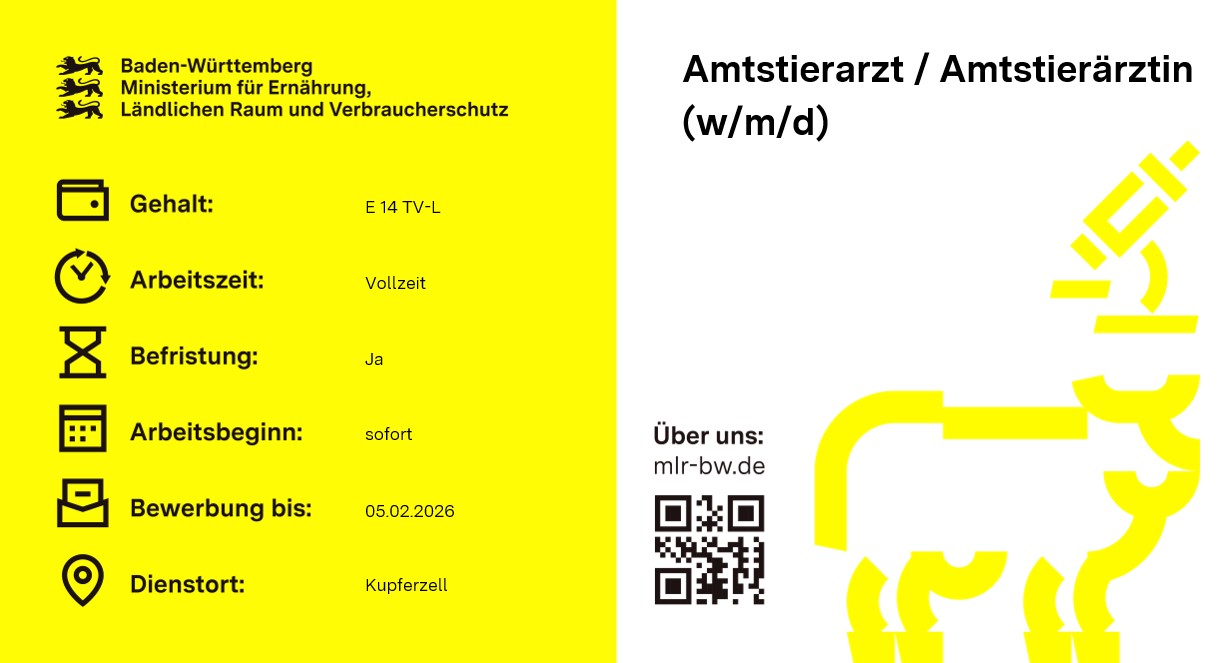 Amtstierärztin / Amtstierarzt (w/m/d)