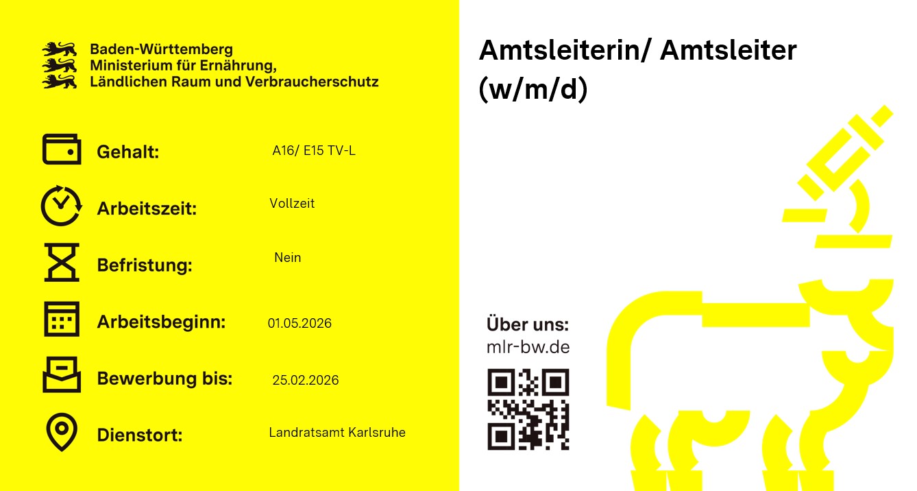  Amtsleiterin/Amtsleiter (w/m/d)