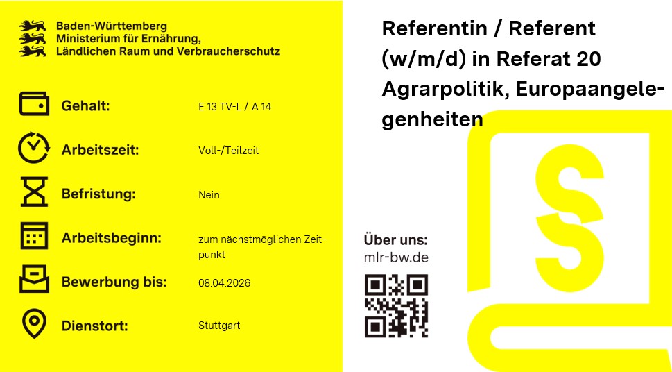  Referentin / Referent (w/m/d)