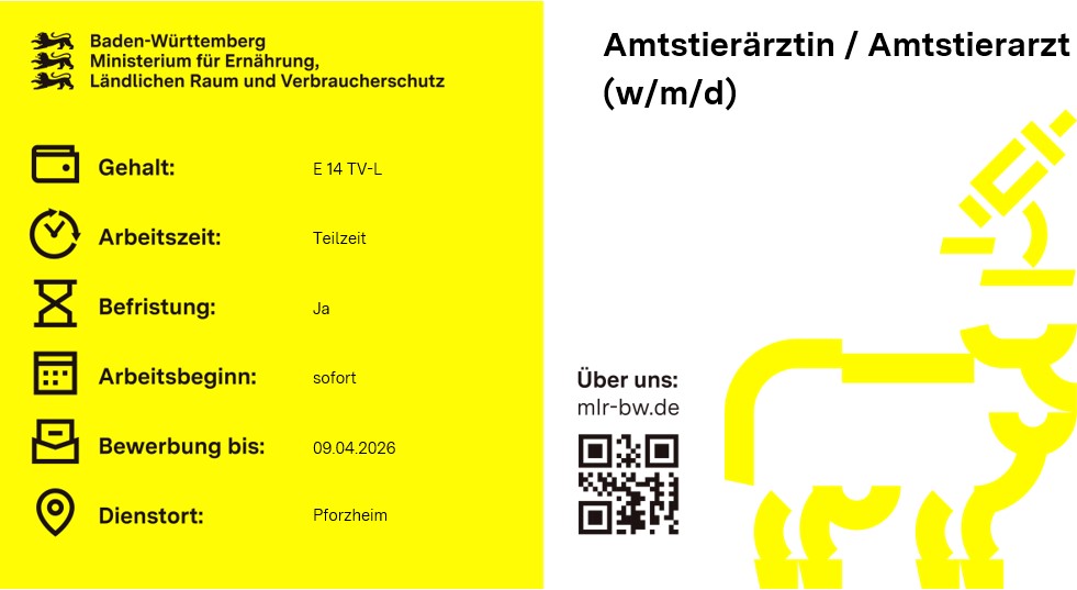 Amtstierärztin / Amtstierarzt (w/m/d)