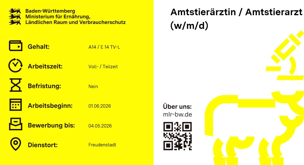 Teaser Amtstierarzt LRA Freudenstadt