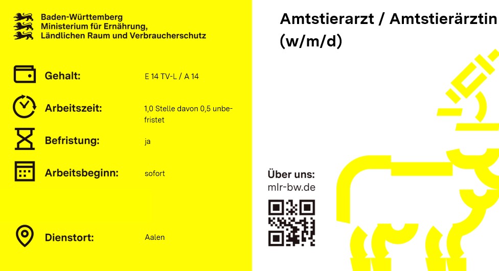 Teaserbild Amtstierärztin / Amtstierarzt (w/m/d) Landratsamt Ostalbkreis
