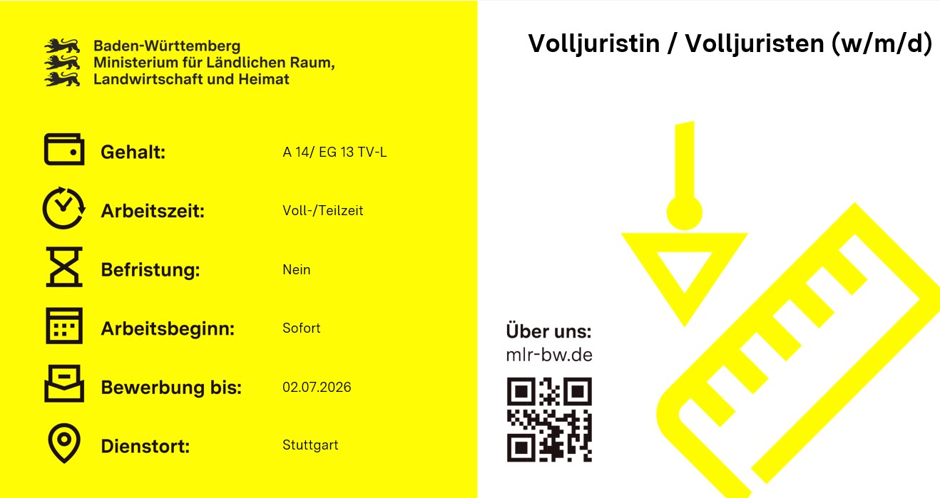 Volljuristin / Volljuristen (w/m/d) beim LGL