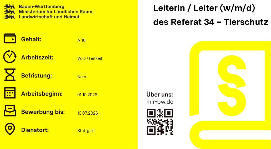 Teaserbild Leitung Referat 34 beim Ministerium für Ländlichen Raum, Landwirtschaft und Heimat 
