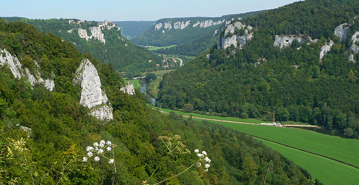 Naturpark Obere Donau: Blick vom Eichfelsen